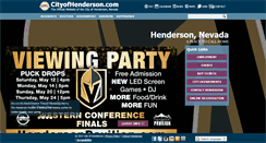 Desktop Screenshot of cityofhenderson.com