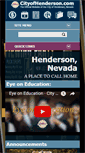 Mobile Screenshot of cityofhenderson.com